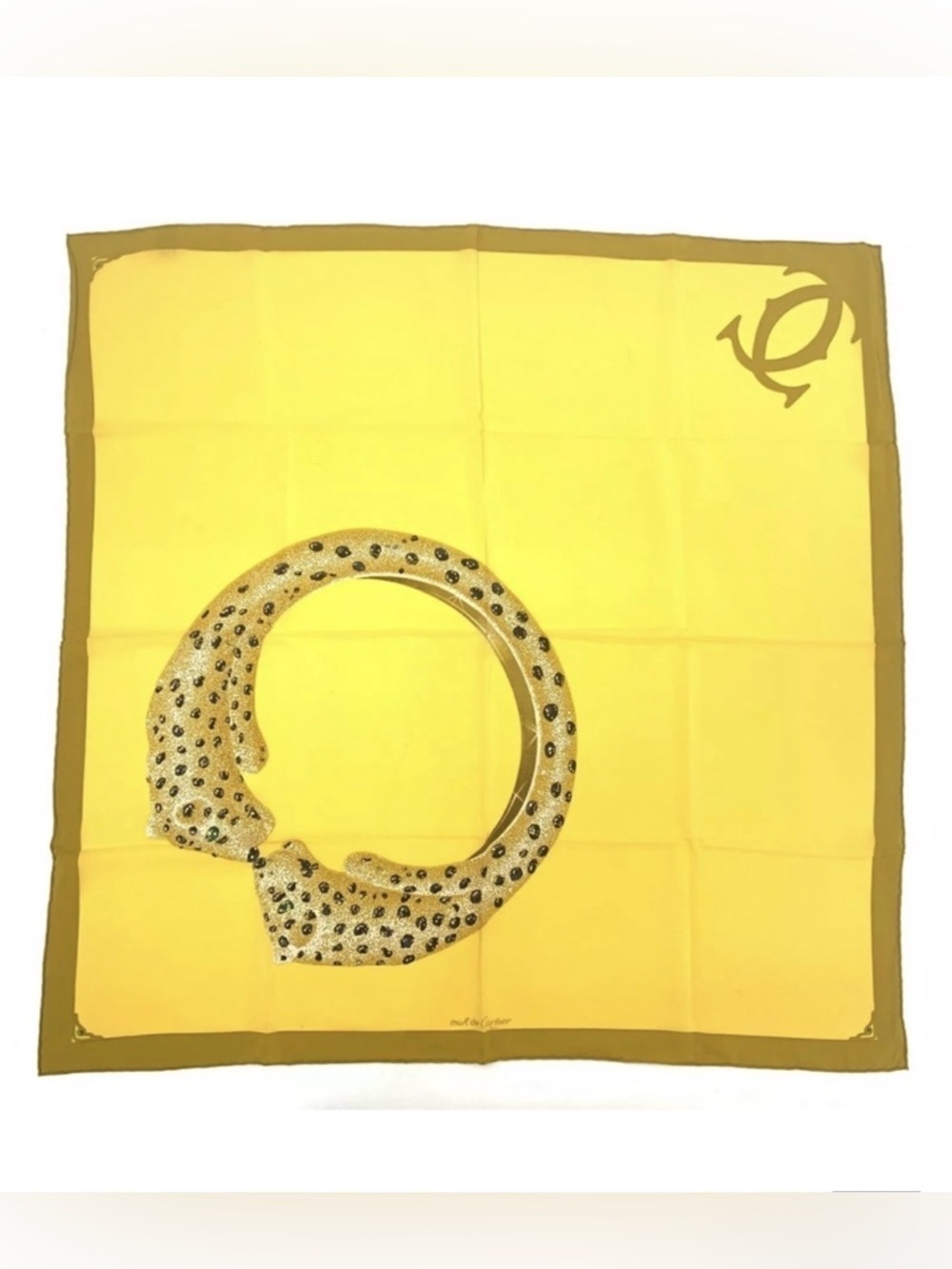 Cartier Panthere Silk Scarf